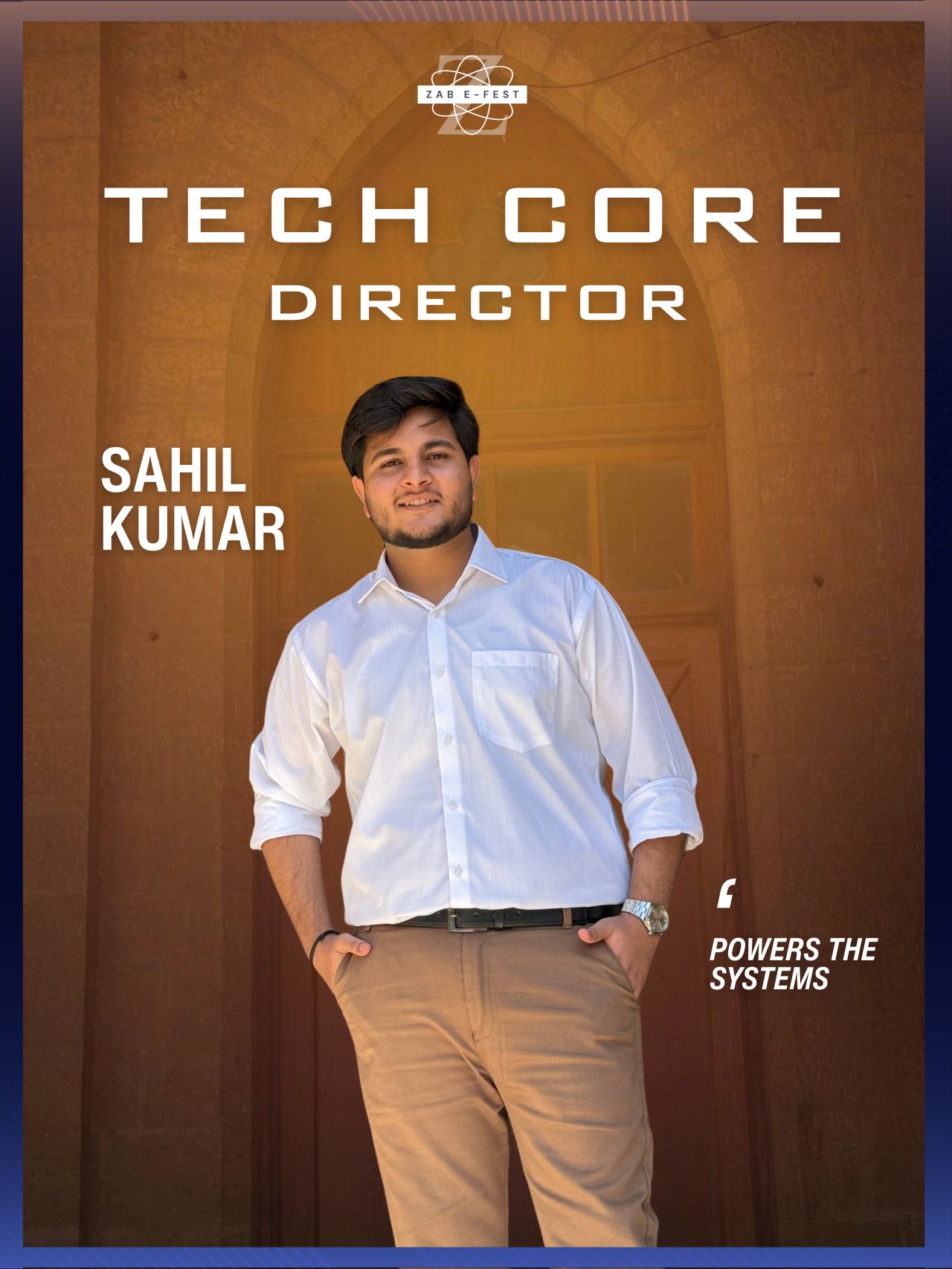 Sahil Kumar with team